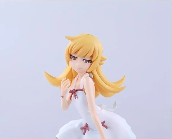 Японское аниме Oshino Shinobu Фигурки игрушек 17 см alter Sunshine Girl Kiss-Shot Wearing соломенная шляпа и платье сексуальная девушка фигура