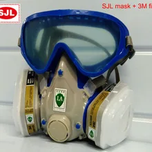SJL Респиратор маска+ 3 М 6001/5N11/501 фильтр Защитная маска против окраски распыления gas противогаз