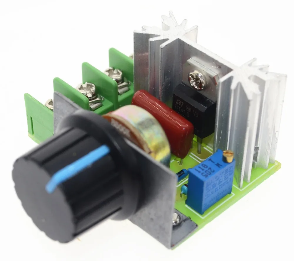 

Free Shipping High Quality 2000W AC 220V SCR Electronic Voltage Regulator Module Speed Control Controller Worldwide Top Sale