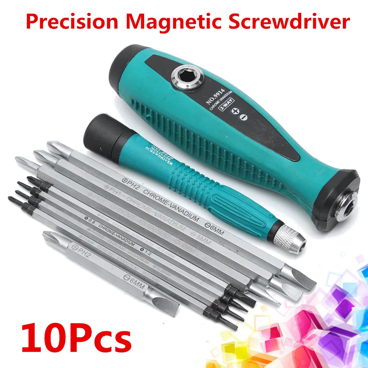 

10Pcs/Set Precision Screwdriver Set Phillips Slotted Star With Magnetic Multitool Home Appliances Repair Hand Tools