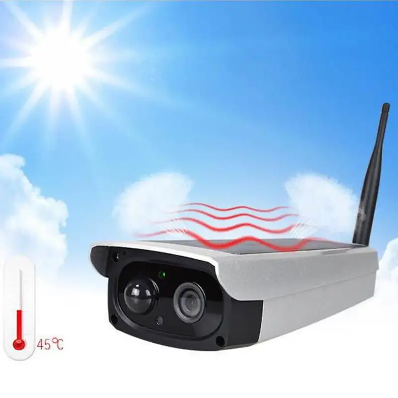 

New Surveillance Camera Waterproof WIFI Wireless Night Vision High Definition Solar Powered Outdoor Security Camera