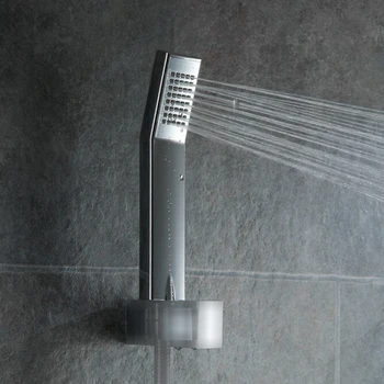 

[B&R] fashion hand shower, plastic hand shower, shower + senior effluent 1.5M hose, white shower, free shipping! Low sales pin