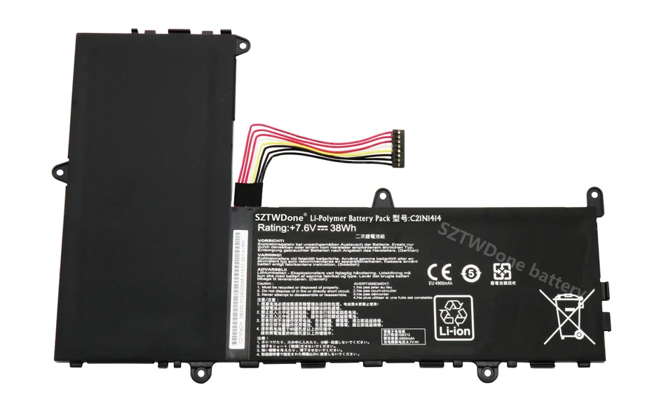 SZTWDone C21N1414 ноутбук Батарея для ASUS eeebook X205T X205TA X205TA-BING-FD015B F205TA-FD0064TS F205TA-FD0066TS 7,6 V 38WH