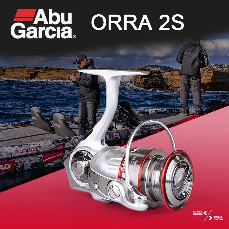 Abu Garcia Orra 2S10 S20 S30 S40 6+1BB 5.8:1 Carbon Drag Spinning Fishing Reel with IM-C6 Body and Braid-Ready Spool Wheel