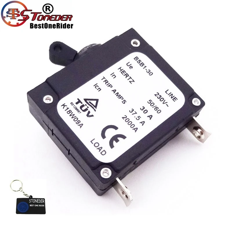 STONEDER 230V 30A генератор автомат защити цепи для BSB1 30 37.5A туда и обратно Ампер 2000A 50 60