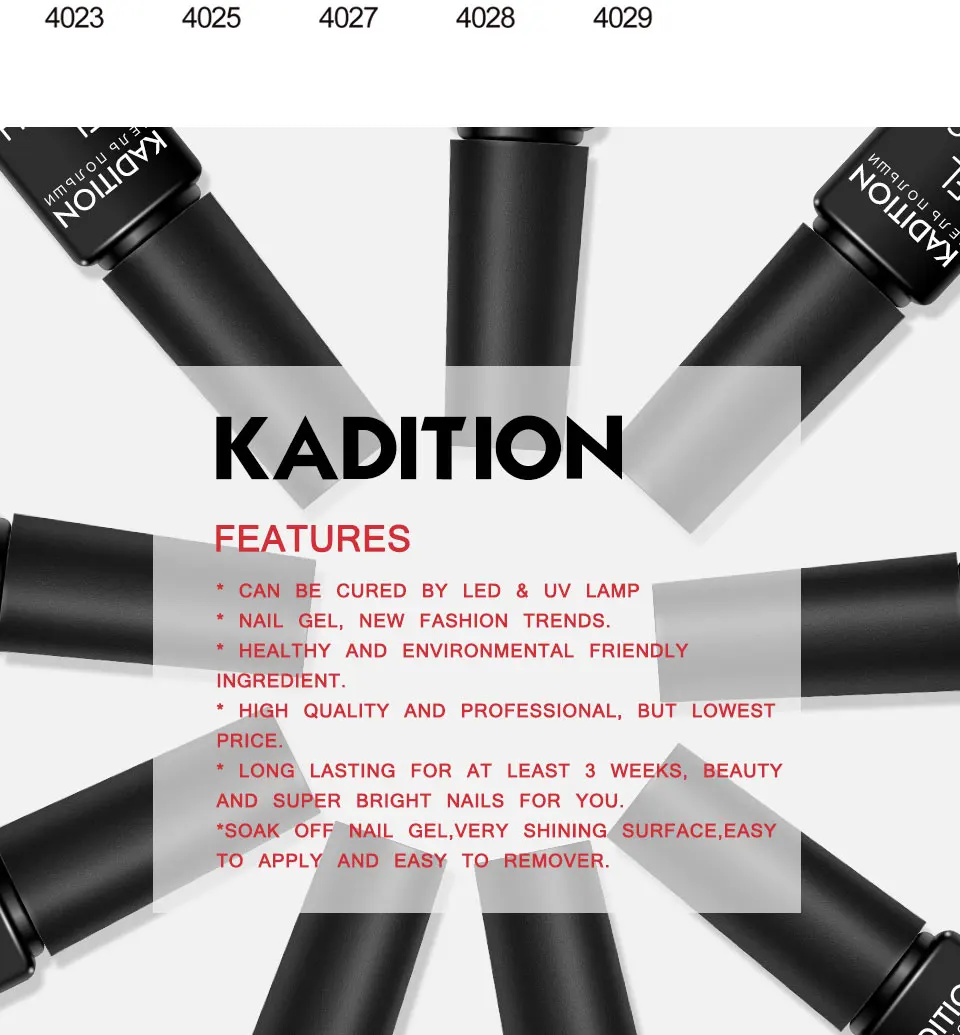 KADITION 1 шт. Эмаль 7 мл неоновый Блестящий Гель-лак для ногтей УФ Гель-лак Lucky Primer гибридные гель-лаки Tops Gellak французский лак