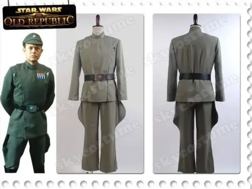 

Star Wars Imperial Officer Naval/Senior Uniofrm Cosplay Costume Olive-Green Uniform