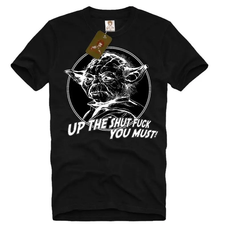 Мужская хлопковая футболка с коротким рукавом Darth Vader Star Wars Fun Quote забавная