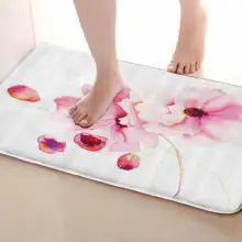 Цветок Стиль Ванная комната Коврики, забавные Нескользящие Для ванной Коврики, Занавески для душа Интимные аксессуары, Коврики Чинг вашей душе Шторы