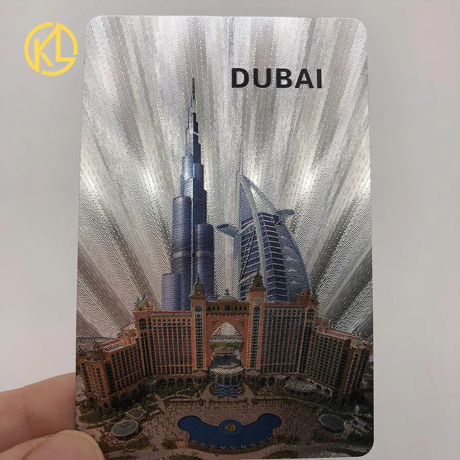 Прочный и водостойкий Дубай декоративная серия Burj Al Арабская серебряная фольга