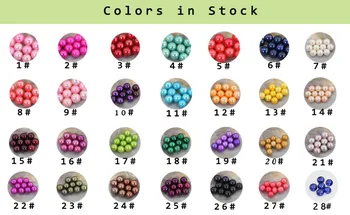 

20pcs/lot 6-7mm Mixed Size ABS Natural Pearls Grey Color Round Loose Beads Resin Scrapbook Beads Decorate Diy LR020
