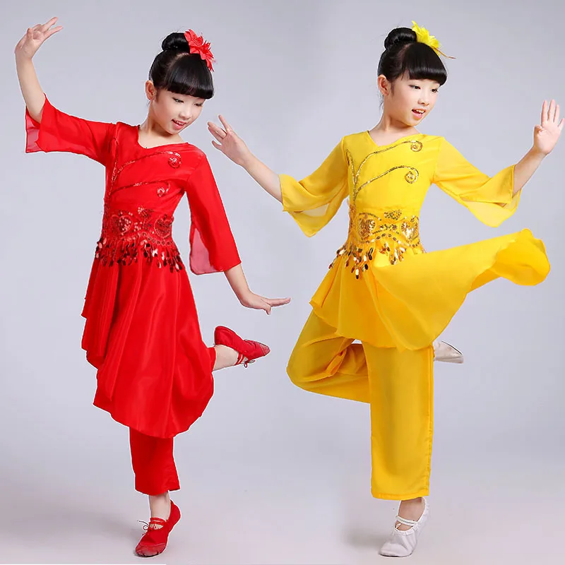 Детская Yangko Костюмы классической Вентилятор Dance custome сцены Костюмы Детский спектакль Костюмы