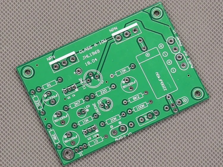 2SC5200 JHL капот 1969 чистый класс моно 10 Вт усилитель мощности доска закончена