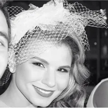 Кружева птичья клетка высокое качество головка один цветок ручной работы на заказ мантилья фата V725