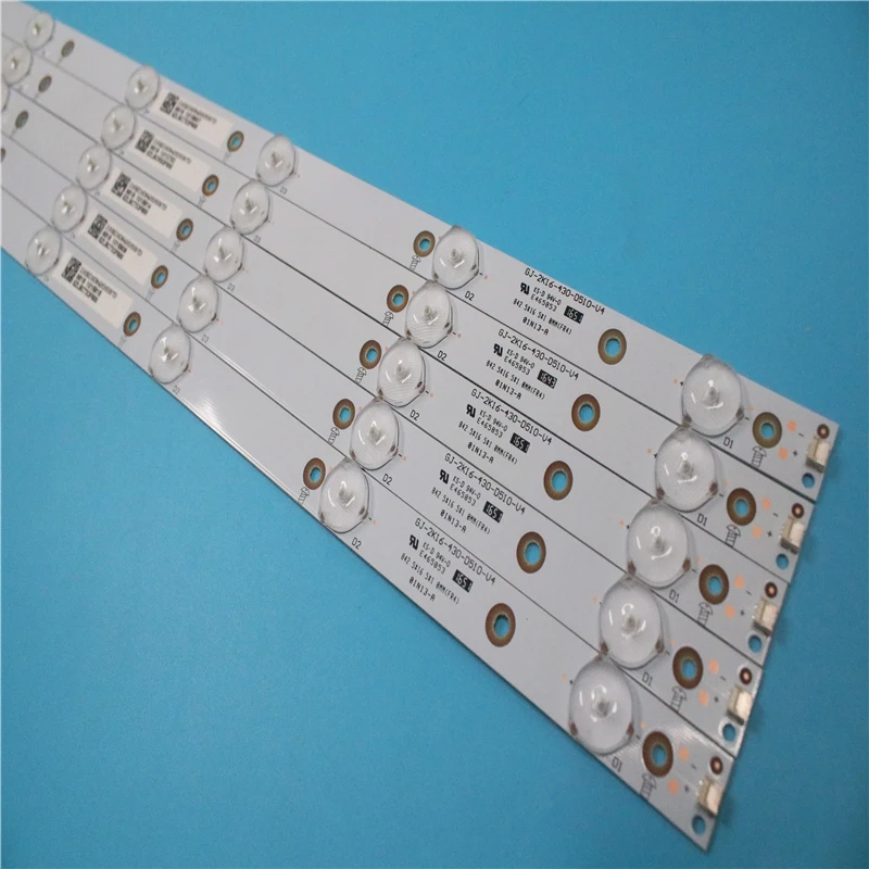 Led Backlight Strip Voor Philips 43 Tv GJ-2K16-430-D510-V4 Lb43003 V0_02 Lb43101 43pfs4131 43pfs5531 43put4900 Tpt430h3