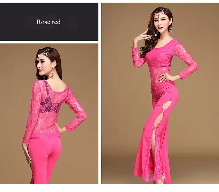 Новое поступление 2019 года комплект из 3 предметов 8 цветов взрослых для женщин низкая цена Восточный танец живота костюм Болливуд индийский