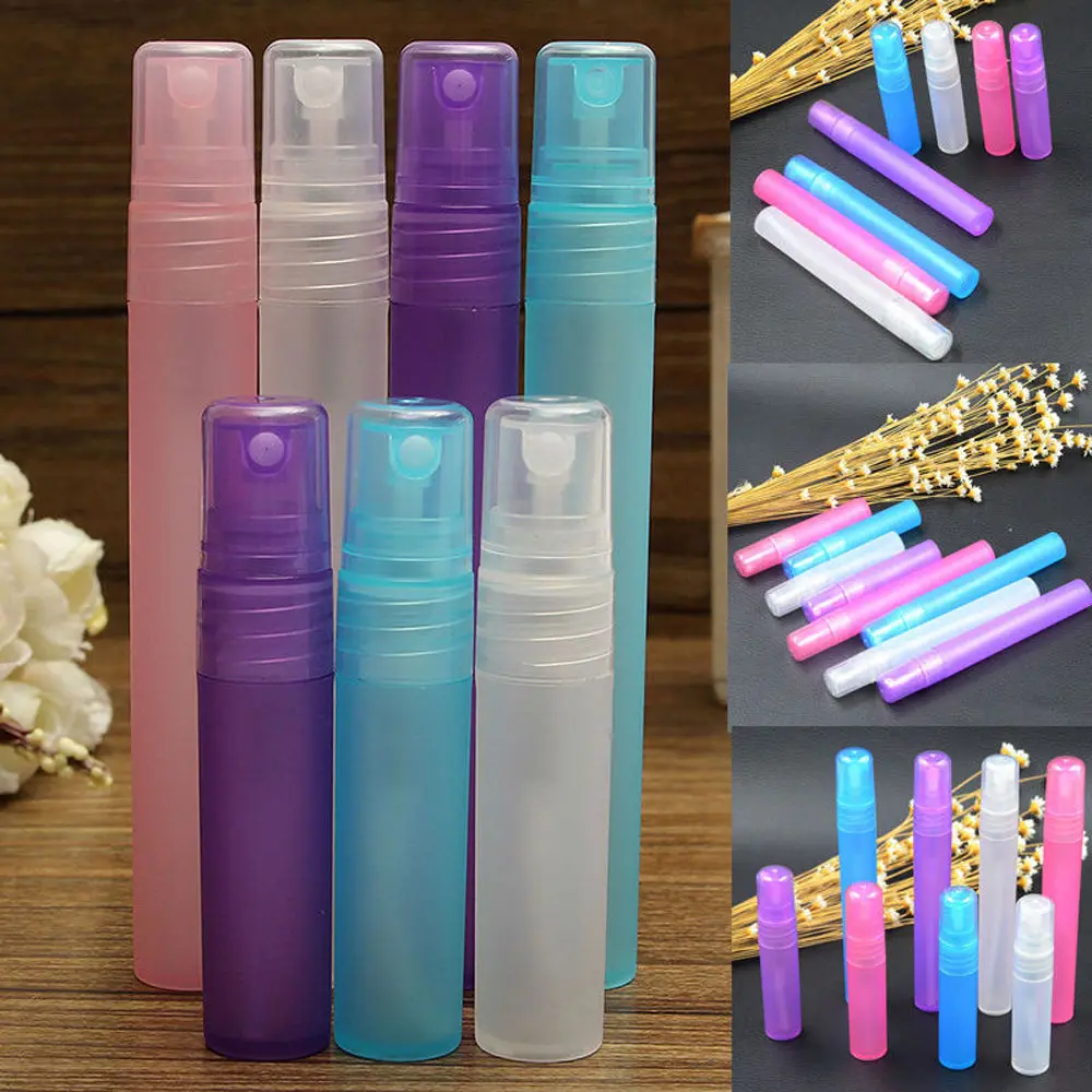 

1PC 5/10ml Fashion Makeup Refillable Bottle Empty Plastic Cosmetic Perfume Atomizer Spray Bottle Mini Travel Accessories