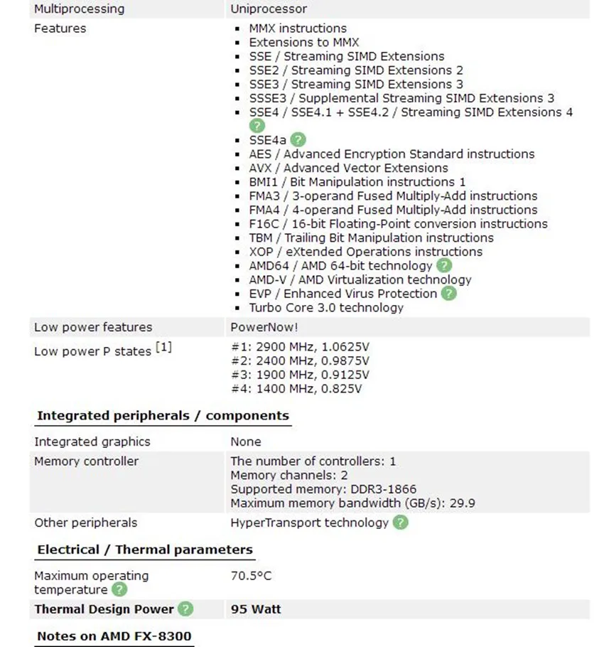 AMD FX-серия AMD FX 8300 Восьмиядерный процессор AM3+ процессор прочнее, чем FX8300 FX 8300 работает правильно настольный процессор