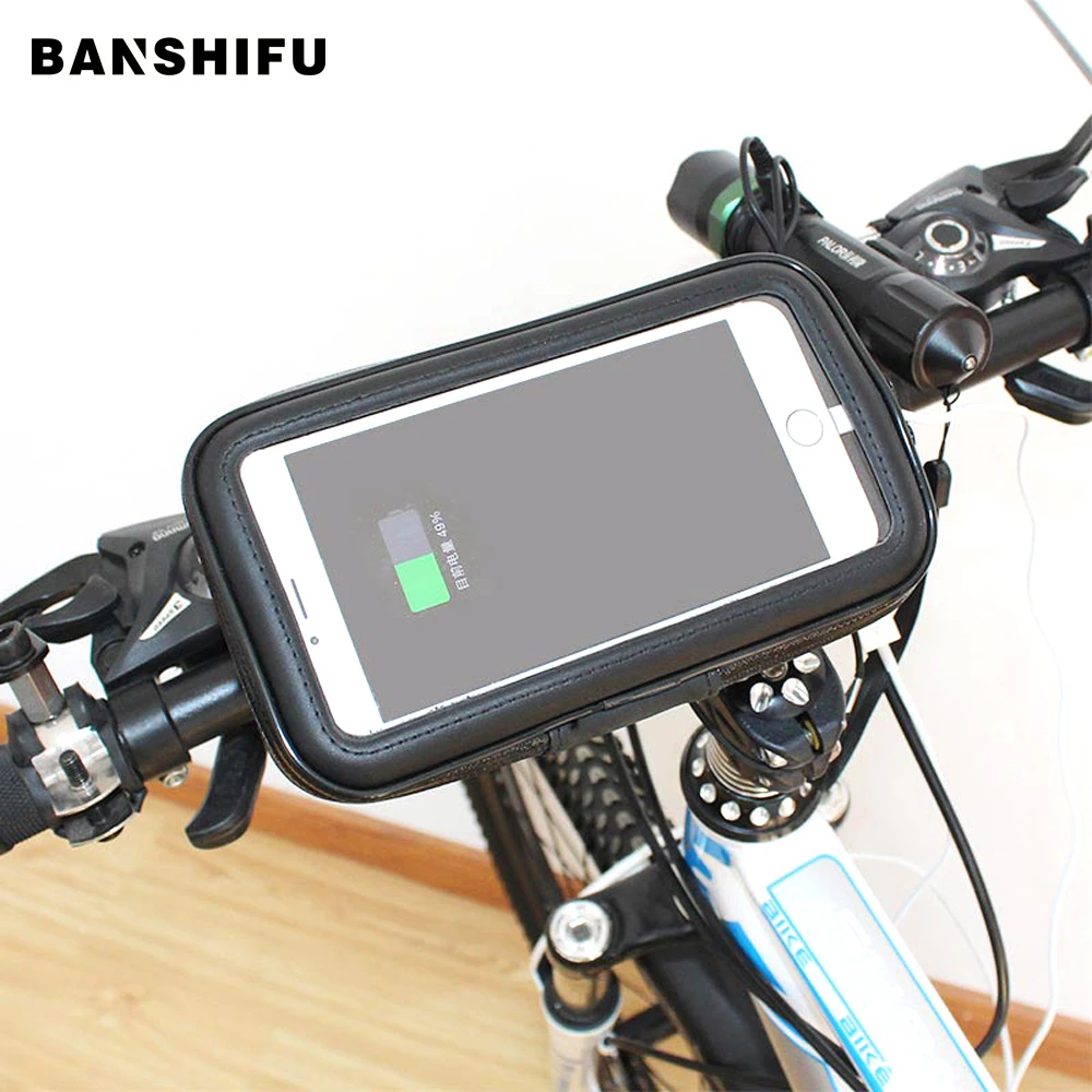 

BANSHIFU Bike Motor Waterproof Holder Sport Case for Samsung Note2 iPhone 6s 7 8 8Plus Motorcycle Bicycle Bag Case