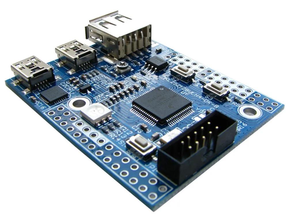 Бесплатная доставка MKL25Z128 Совет по развитию CortexM0 + Freescale Совет по развитию USBHost/устройство U