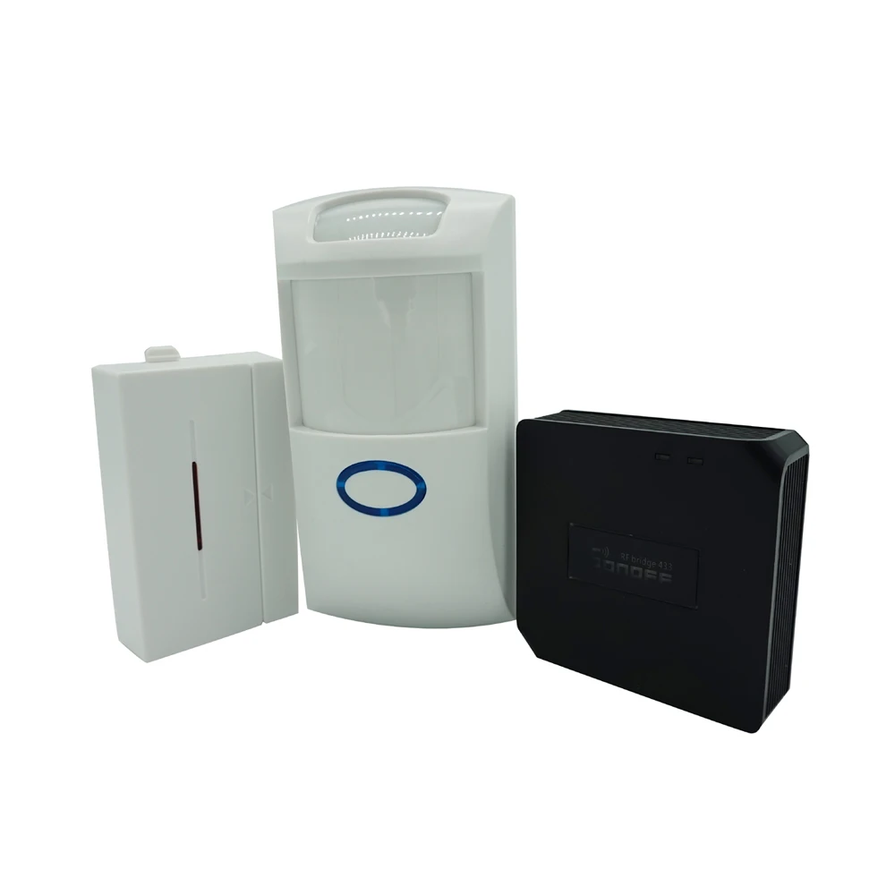  Sonoff RF Bridge 433+PIR2 Sensor+ DW1 Door & Window Alarm Sensor Smart Home Automation Works Securi - 32848844322