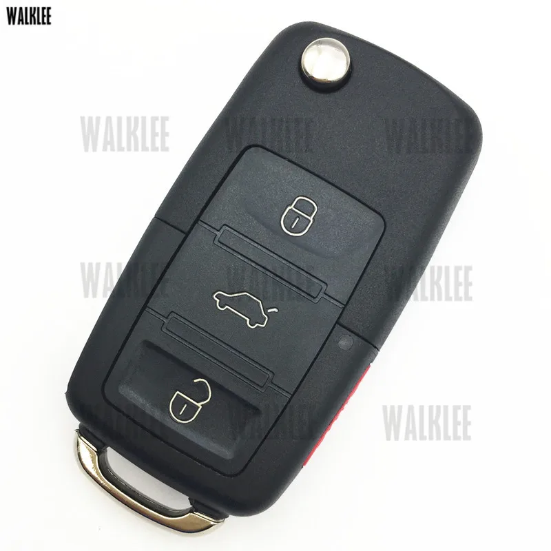 WALKLEE 1J0959753DC дистанционный ключ для VW/VOLKSWAGEN HLO 1J0 959 753 DC Beetle CC EOS GTI Golf Passat Jetta Rabbit 315 МГц ID48