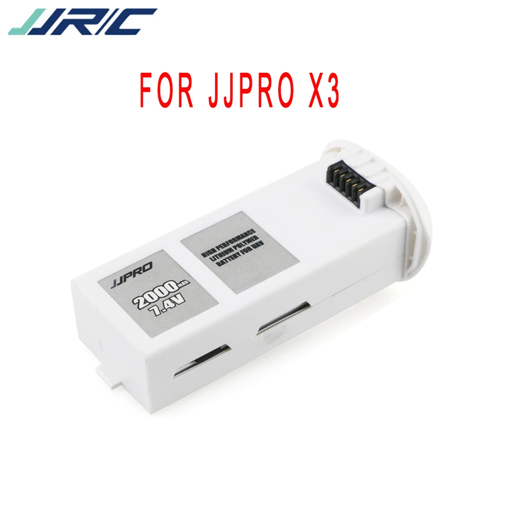 

Original JJRC JJPRO X3 GPS RC Drone 7.4V 2000mAh Li-po Battery For JJRC X3 B1 EX1 RC Helicopter Spare Parts Accessories Battery