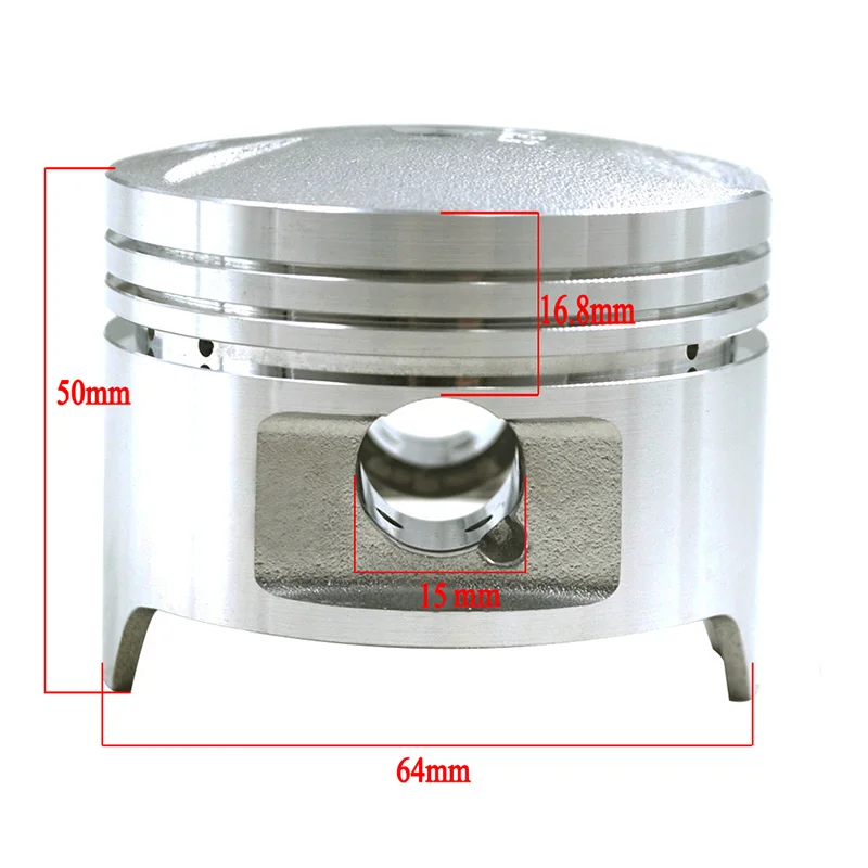 

Motorcycle Cylinder Bore Size 64~65mm Piston Rings Kit For Honda Steed/SHADOW/BROS400 VLS400 VLX400 VRX400 NV400 NC25E NC26 NC34