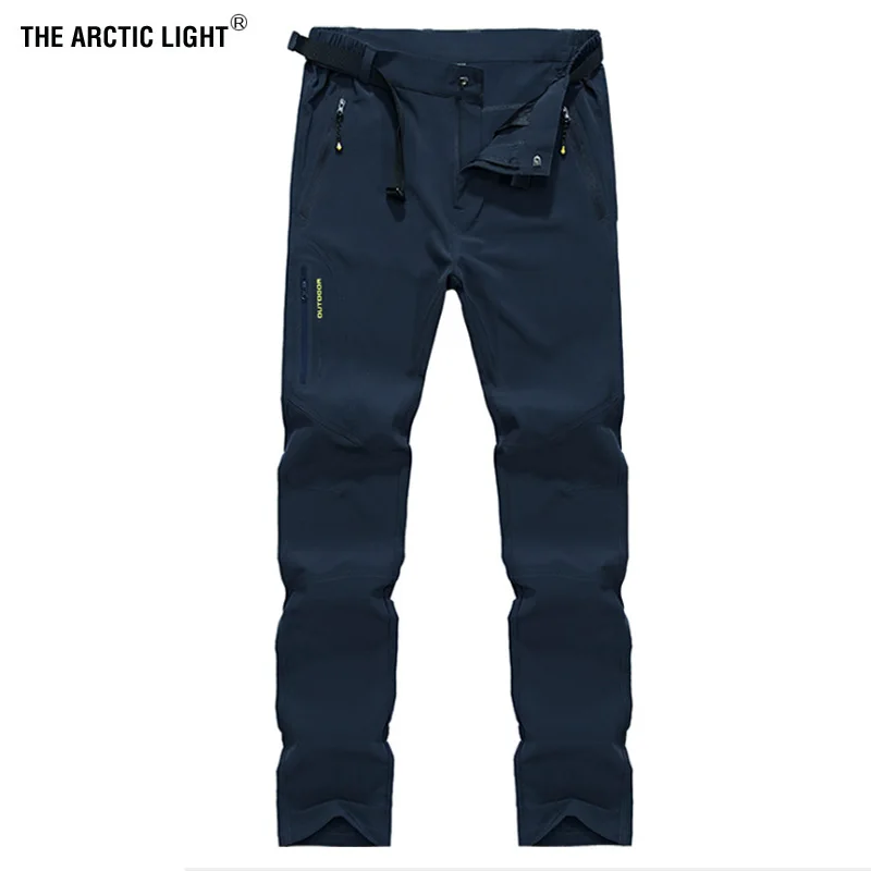 El Ártico de luz para los hombres de secado rápido Pantalones deportes al aire libre respirable acampando senderismo seco rápido pantalones de senderismo pesca de verano Pantalones