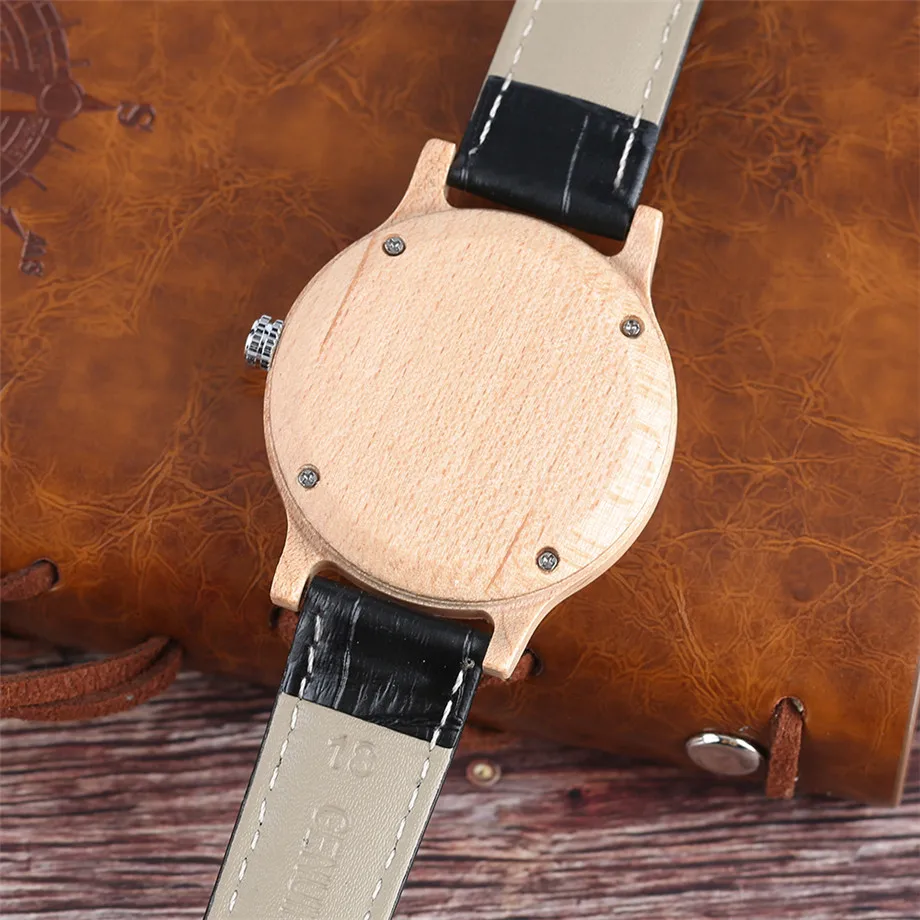 fashion wooden watch male