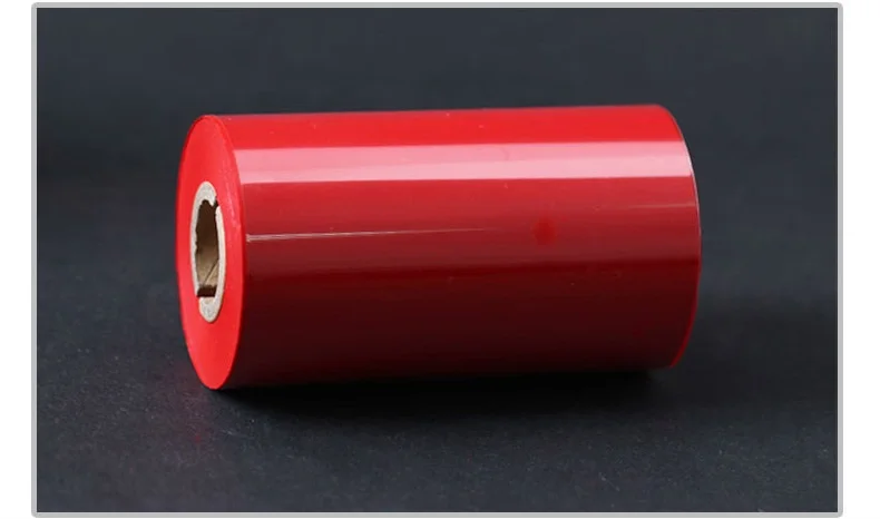 Description Picture 4 of item50 60 70 80 90 100 100mm *300m Blue Red Green Color Wax Ribbon Thermal Transfer Ribbon for Label Printer