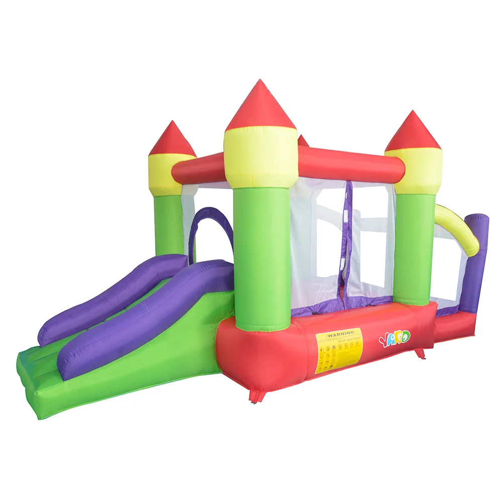 

YARD Inflatable Tampoline Bouncy Castle House with Slide Present Ball Pool from Russian Free Shipping Express Chirstmas Gift