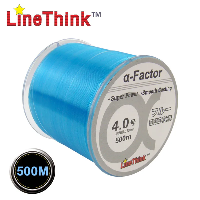 500 м LineThink A-Factor Высококачественная нейлоновая леска из мононити