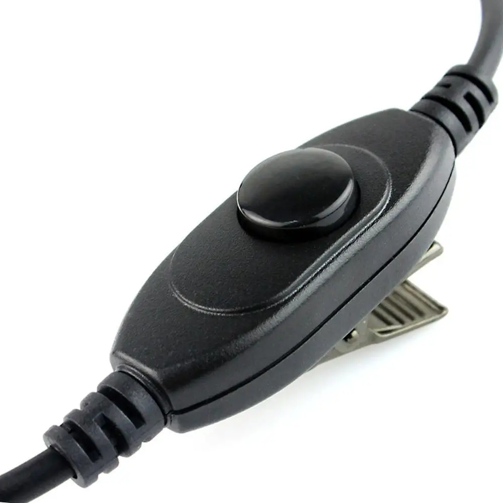 2 контакта XQF PTT микрофон динамик гарнитура для Kenwood KPG27D BAOFENG 888s|headset for kenwood|ptt micptt