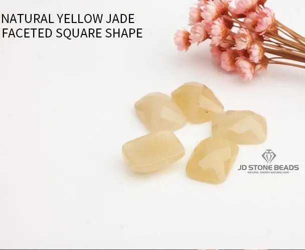 25x18x6 натуральные камни для слеза unakite шарик Кабошон бусины для самостоятельного изготовления ювелирных украшений аксессуары JD камень - Цвет: YELLOW JADE