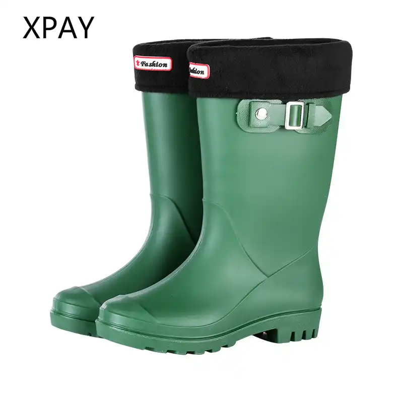 botines de caucho para mujer