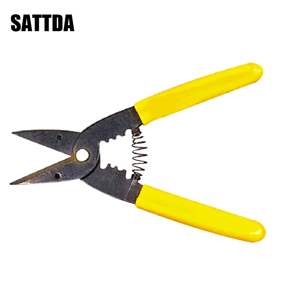 

HS-104C Multifunctional wire stripping pliers are used for cutting wires and Crimping terminal hand tools