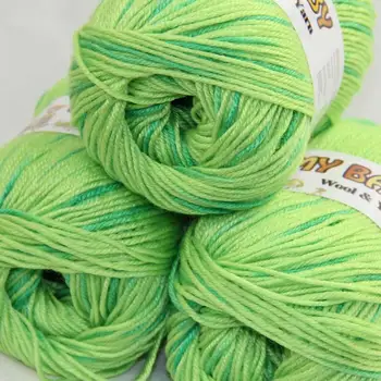 

LOT of 3 Skeins x 50gr DK Silk wool cashmere BABY Hand Knitting Yarn 910-yarn