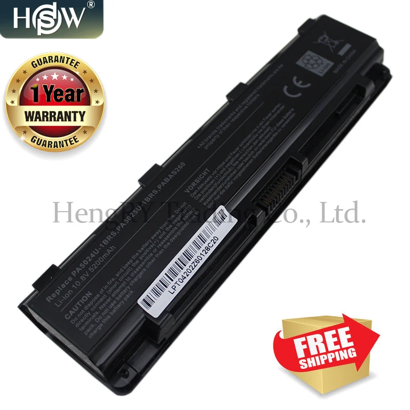 Ноутбук Батарея для Toshiba Satellite PA5024U-1BRS 5024 5023 C850 C855D PA5023U-1BRS PA5024 PA5023 PA5024U 6 ячеек