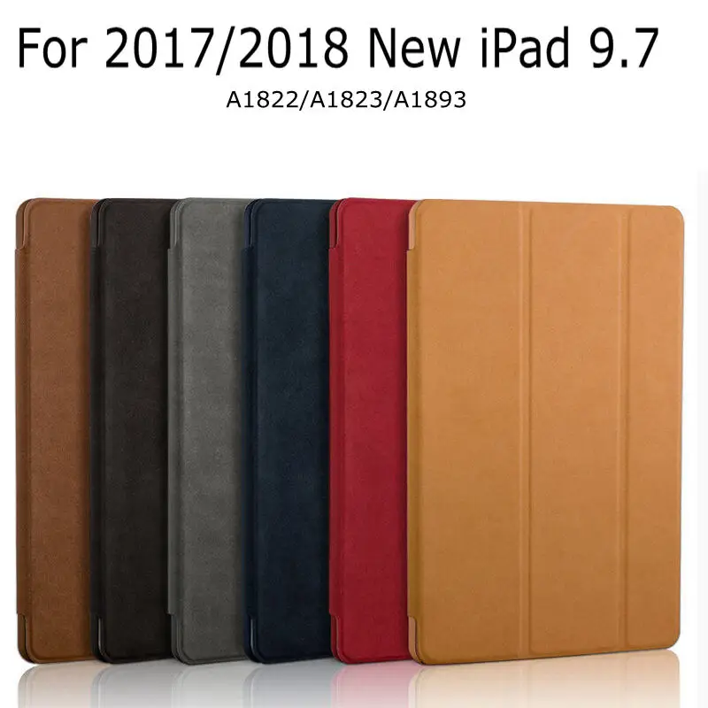 

iBuyiWin Magnetic Case for iPad 9.7 2017 2018 New Tablet Ultra-Thin Smart PU Leather Cover With Auto Sleep/Wake Up+Film+Pen