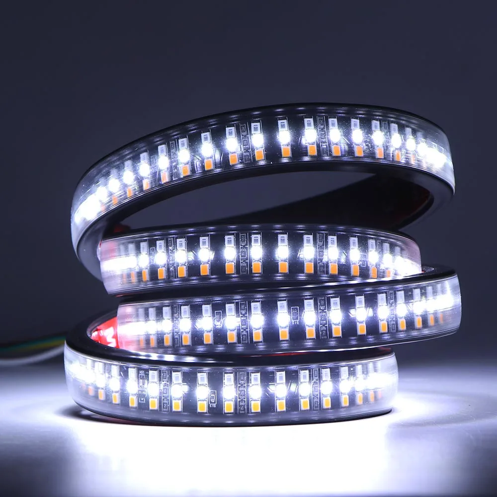 

2835SMD 504pcs LED Waterproof High Brightness Crash-Avoidance Pickup Truck Vehicle Auto Car Real Light Tail Lamp LED Strip Light