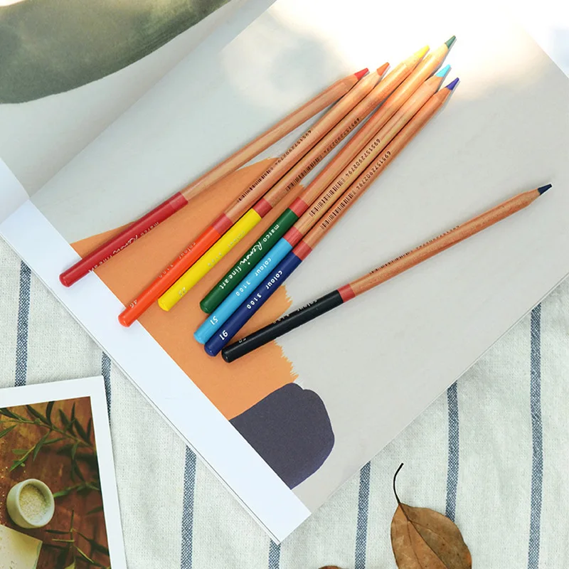 Marco Renoir 120 Colors Professional Oily Color Pencils Coloured Drawing  Pencil Set Lápis pill coloridoArt Supplies For School Office