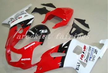 

3Gifts New ABS Mold motorcycle Fairings kits For Suzuki GSX-R1000 K2 2000 2001 2002 00 01 02 Fairing bodywork red white
