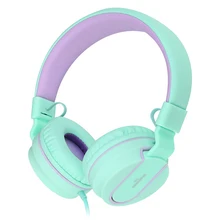 Fashion Cute Wired Headphone Headset Stereo Earphone Earbuds With Microphone Volume Control For Girls kids Samsung iPhone Games