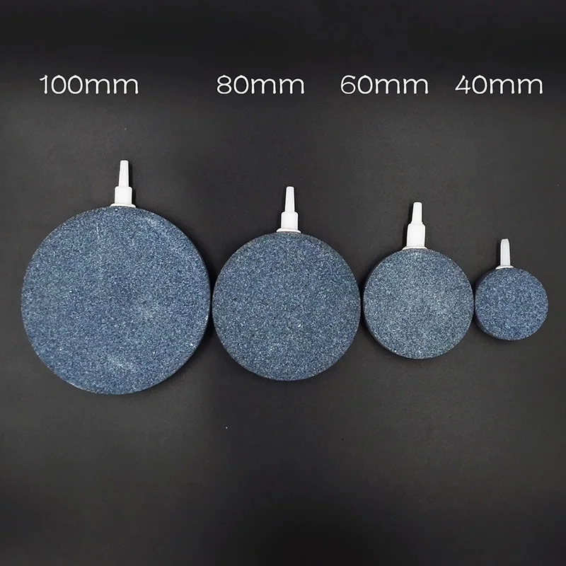 

40/60/80/100mm Air Bubble Stone Aerator Aquarium Fish Tank Pump Hydroponic Oxygen Plate Mini Air Pump