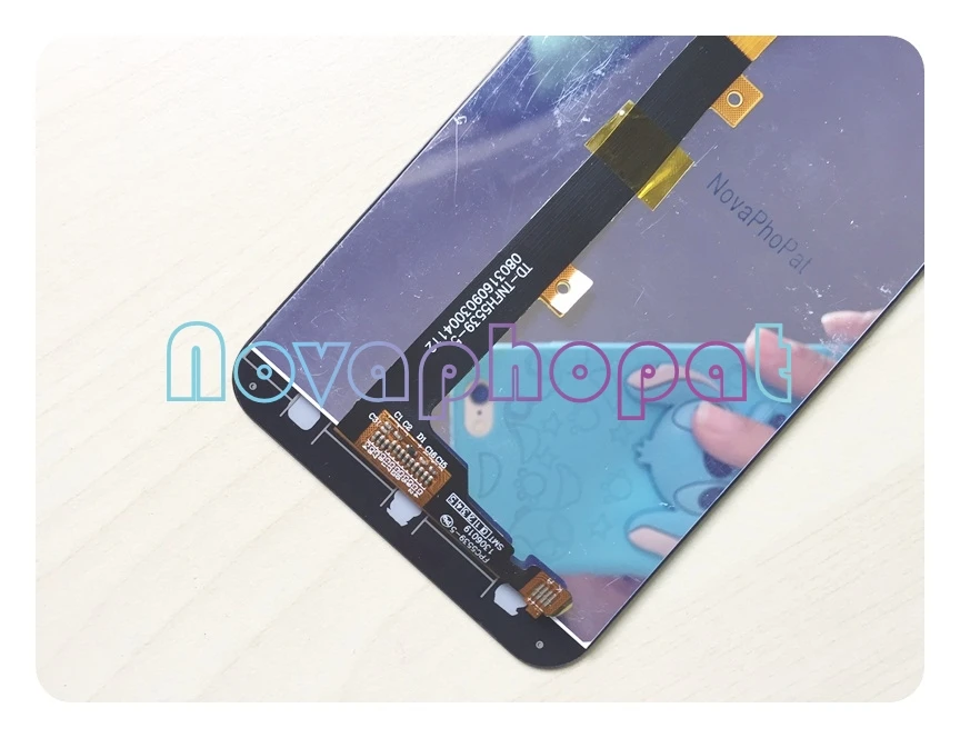 Novaphopat белый/золотой для Asus Zenfone 3 Max ZC553KL ЖК дисплей сенсорный экран дигитайзер