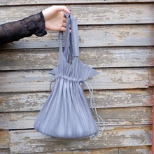 Folding Handbag Design Designer Cash pleated bag free shipping