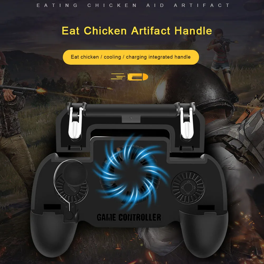 

L1R1 Fire Shooter Handle Remote Console Game Players Mobile Phone with Gamepad Joystick Controller For PUBG Game