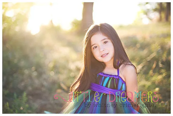 Lil Miss Peacock Flower Girl Tutu Dress4