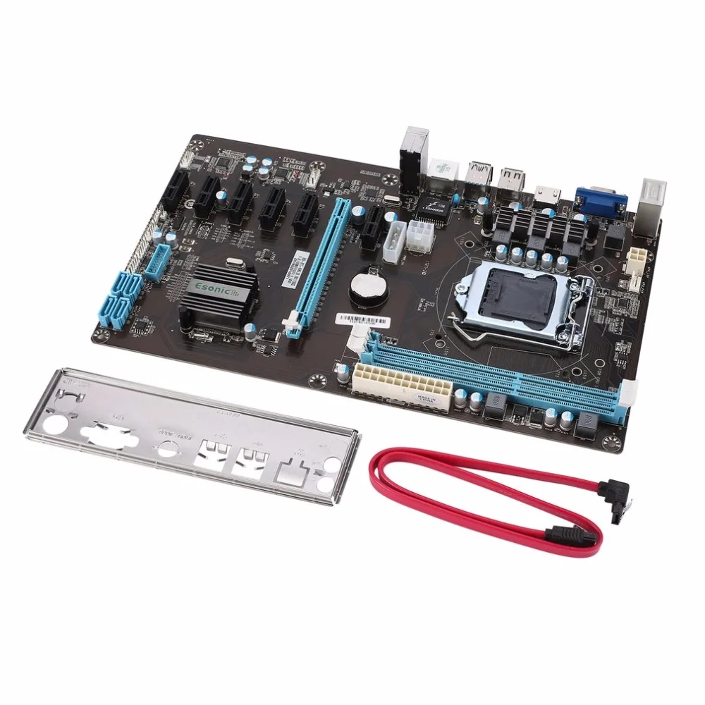 Стабильная версия PCI Express 1x до 16x Riser 6 GPU майнинговая материнская плата 6 шт. PCI-E удлинитель Riser Card для BTC Eth Rig эфириум